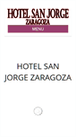 Mobile Screenshot of hotelsanjorgezaragoza.com